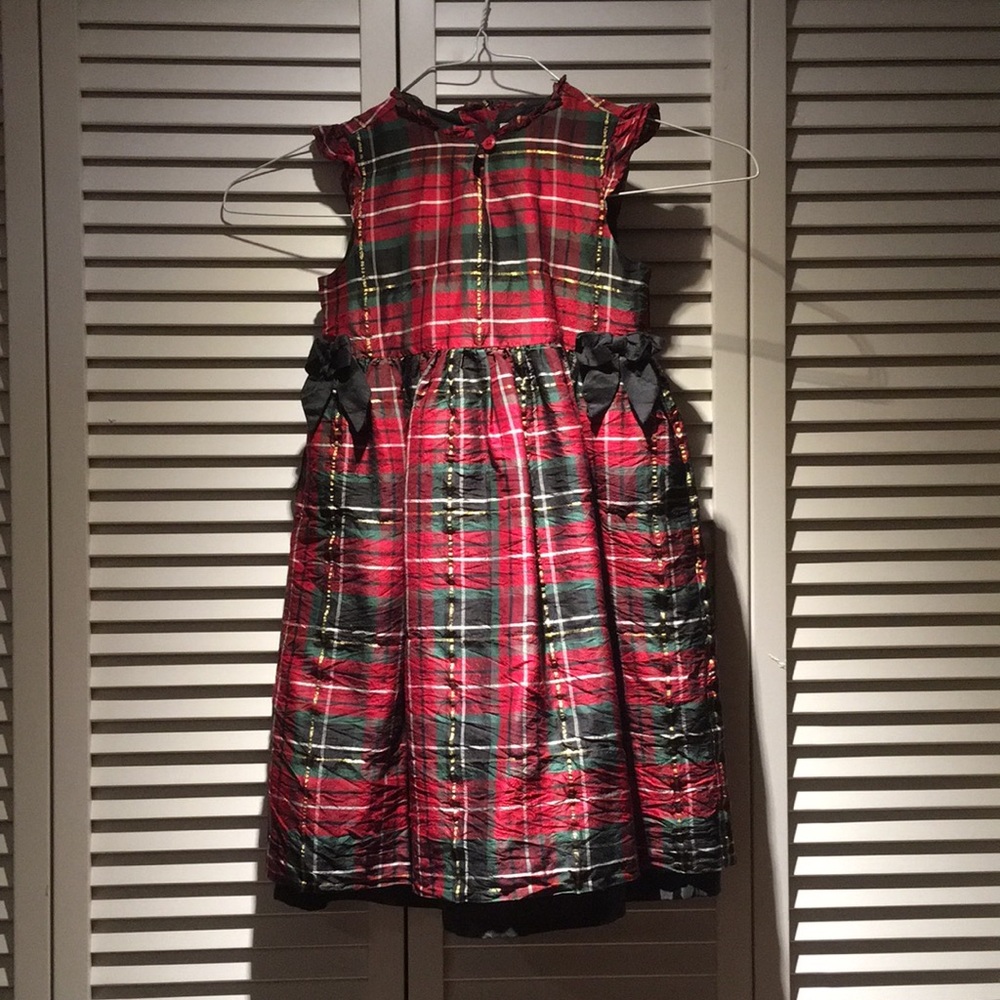 Janie and Jack silk holiday dress - size 5